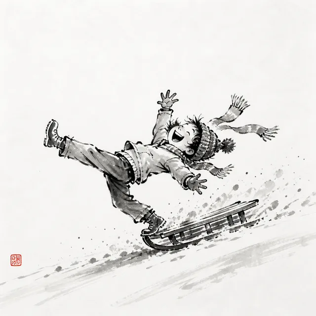 The sled leaves without you: the everyday analogy for Osoto Gari