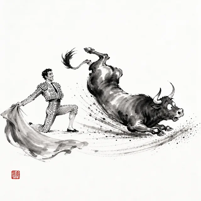 The bull and the vanishing cape: the everyday analogy for Uki Otoshi
